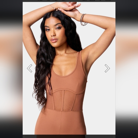 MESH DETAIL CATSUIT - Picture 2 of 5